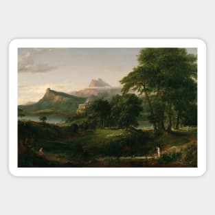 The Arcadian or Pastoral State by Thomas Cole Magnet